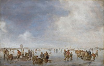 Scena invernale sul ghiaccio da Jan Josephsz van Goyen
